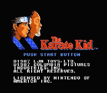 Karate Kid, The (USA) screen shot title